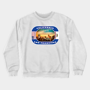 California, San Francisco City, USA Crewneck Sweatshirt